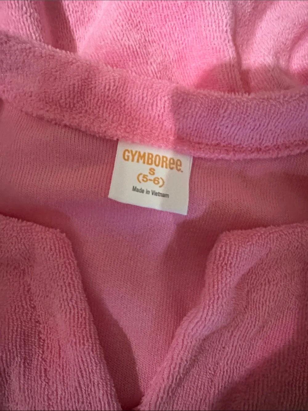 Gymboree Jump Into Summer Pom Pom Cover Up + Pink Ombre Board Shorts 5-6